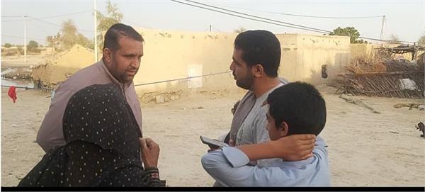 حضور میدانی همکاران شرکت بهره‌برداری نفت و گاز زاگرس جنوبی در مناطق سیل زده استان سیستان و بلوچستان 1