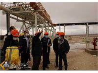 بازدید میدانی مدیر عامل نفت مرکزی از منطقه عملیاتی پارسیان  13