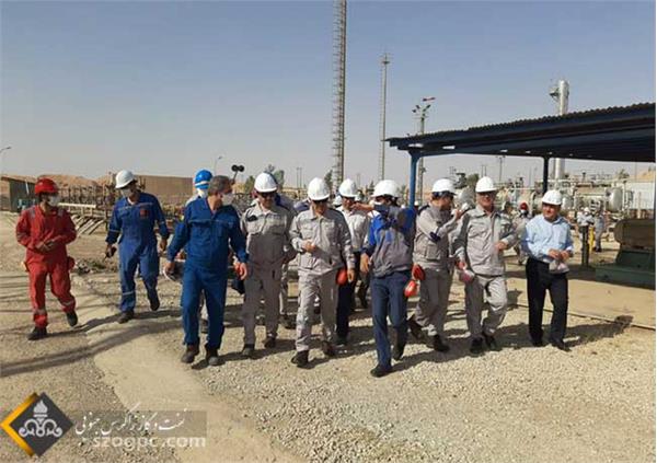دومین روز بازدید مدیرعامل شرکت نفت مناطق مرکزی ایران از مناطق عملیاتی غرب کشور 20