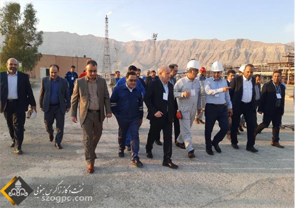 بازدید مدیرعامل شرکت نفت مناطق مرکزی ایران و هیات همراه از منطقه عملیاتی تنگ بیجار 19