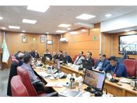 جلسه ای با حضور مدیر عامل و روسای خدمات پشتیبانی مناطق عملیاتی 9