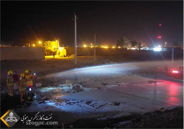 نشتی تانکر سوخت سروستان 4