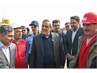 بازدید مدیرعامل شرکت ملی نفت ایران از میدان گازی توس 13