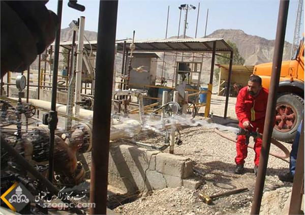 پایان تعمیرات اساسی منطقه عملیاتی تنگ بیجار 7