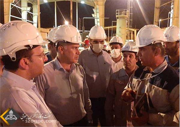 بازدید مدیرعامل شرکت نفت مناطق مرکزی ایران از میدان نفتی دانان 10