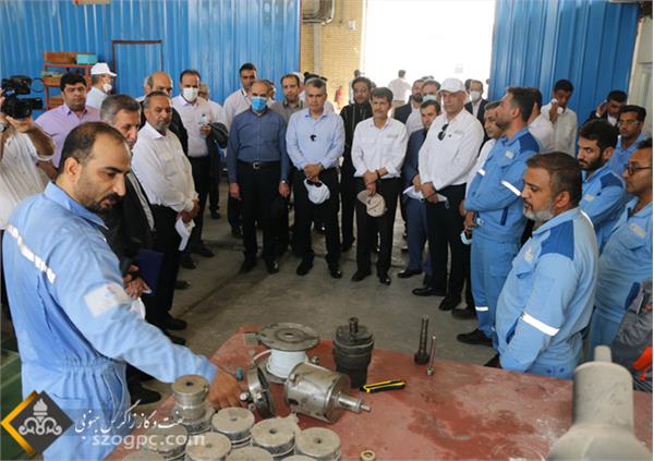 بازدید مدیرعامل شرکت نفت مناطق مرکزی ایران از منطقه عملیاتی سرخون و گشوی جنوبی 12