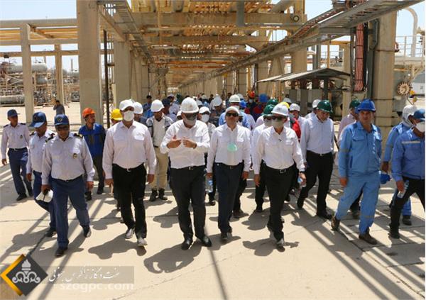 بازدید مهندس حیدری از پالایشگاه فراشبند 11