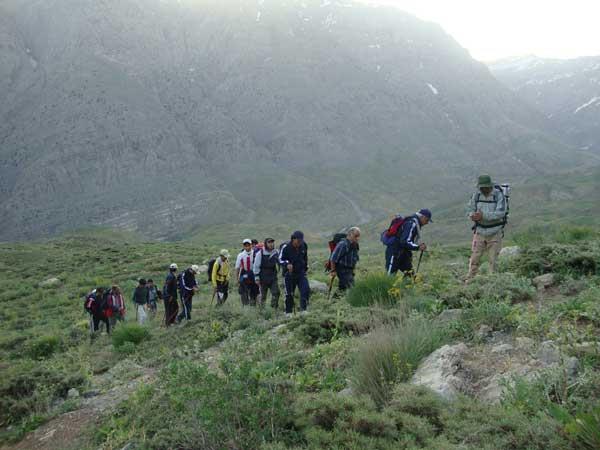 صعود گروه کوهنوردی منطقه عملیاتی پارسیان 5