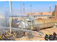 مانور مقابله با نشت نفت و گاز و آتش سوزی در تاسیسات نفت شهر برگزار شد 4