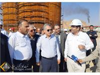 بازدید مدیرعامل و هیات همراه از منطقه عملیاتی و نمکزدایی دهلران و همچنین کارخانه ٣١٠٠ NGL 8
