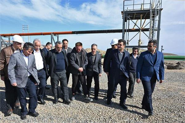بازدید مدیرعامل شرکت ملی نفت ایران از میدان گازی توس 4