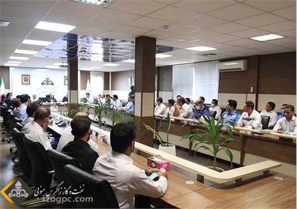 بازدید سرپرست شرکت نفت و گاز زاگرس جنوبی از منطقه عملیاتی سروستان و سعادت آباد 2