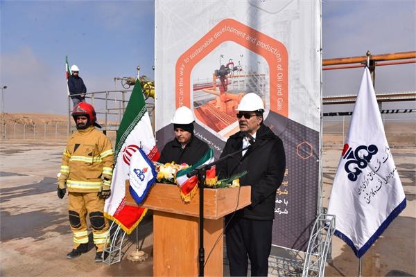 آیین رسمی بهره‌برداری از طرح‌های افزایش تولید گاز در شرکت نفت مناطق مرکزی ایران 1