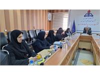 حضور مشاور امور بانوان و خانواده مدیرعامل شرکت ملی نفت ایران و شرکت نفت مناطق مرکزی ایران در شرکت بهره برداری نفت و گاز غرب