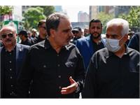 حضور وزیر نفت در مراسم تشییع آقای شهید ایران 8
