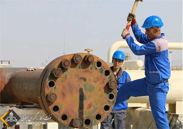 پایان موفقیت آمیز تعمیرات اساسی در منطقه عملیاتی آغار و دالان 27