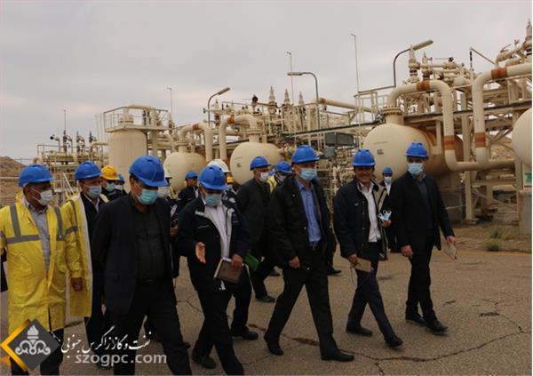 بازدید مدیر عامل شرکت نفت مناطق مرکزی ایران - منطقه نار و کنگان 5