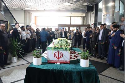 میزبانی شرکت بهره‌برداری نفت و گاز زاگرس جنوبی از شهید گمنام هشت سال دفاع مقدس