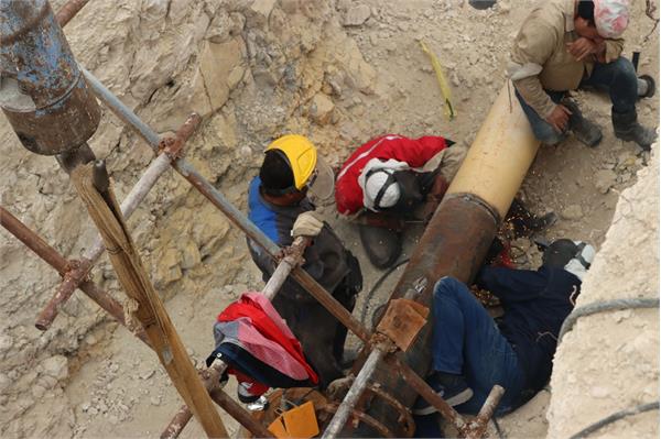 احداث خط لوله ۱۲ اینچ در دالان، باعث افزایش تولید گاز شد 8