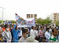 راهپیمایی روز قدس منطقه نار و کنگان 1