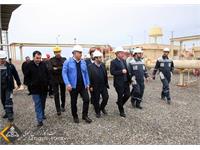 بازدید مدیر عامل نفت مرکزی از منطقه عملیاتی سراجه قم 22