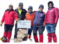 کوهنوردان  زاگرس جنوبی  قله برم فیروز سپیدان را فتح کردند  1