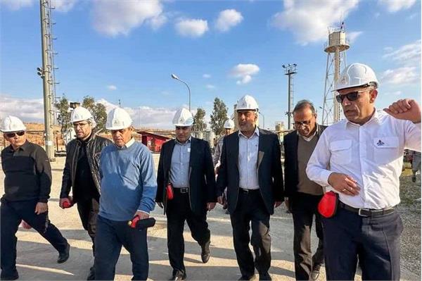 بازدید مدیرعامل شرکت ملی نفت ایران از واحد بهره‌برداری و نمک‌زدایی نفت‌شهر 2