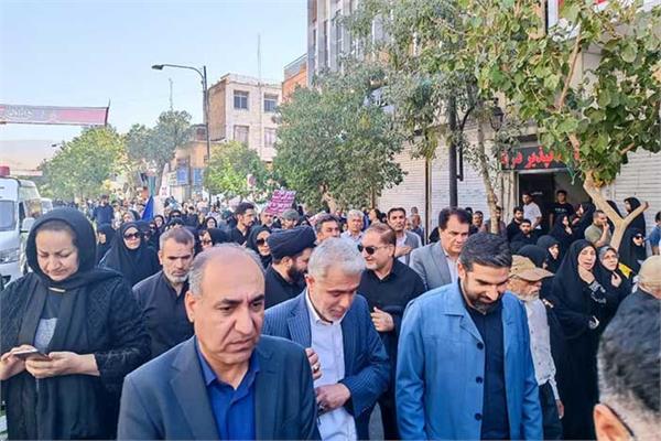 مراسم تشییع شهدای عملیات تروریستی حرم مطهر شاهچراغ (ع) 4