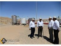 بازدید مشاور مدیر نظارت بر طرح های عمرانی مناطق نفتخیز از منطقه عملیاتی خانگیران 4