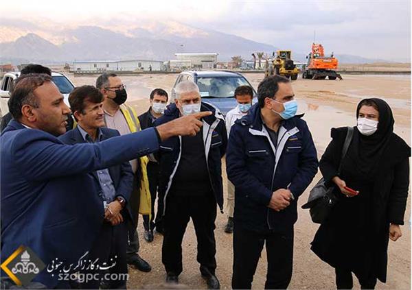 بازدید میدانی مدیر عامل نفت مرکزی از منطقه عملیاتی پارسیان  5