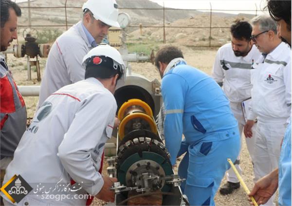 نخستین توپک هوشمند تمام ایرانی در میدان گازی تابناک با موفقیت رانده شد 2