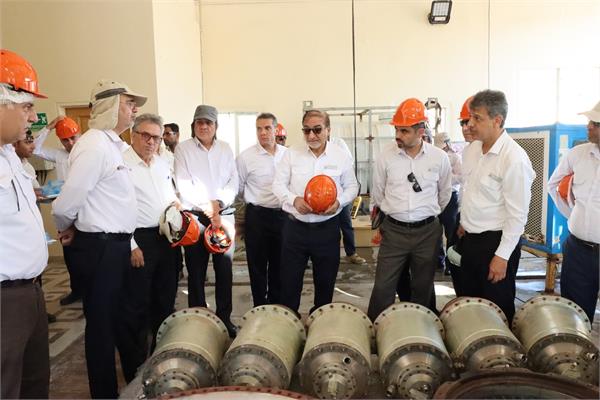 بازدید مدیر عامل از منطقه عملیاتی نار و کنگان 6