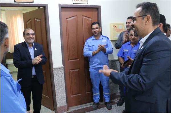 بازدید مدیر عامل شرکت بهره برداری نفت و گاز زاگرس جنوبی ازمنطقه عملیاتی سرخون و گشوی جنوبی 6