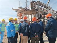 بازدید مدیر عامل شرکت بهره‌برداری نفت و گاز زاگرس جنوبی و هیات همراه از مناطق عملیاتی 19