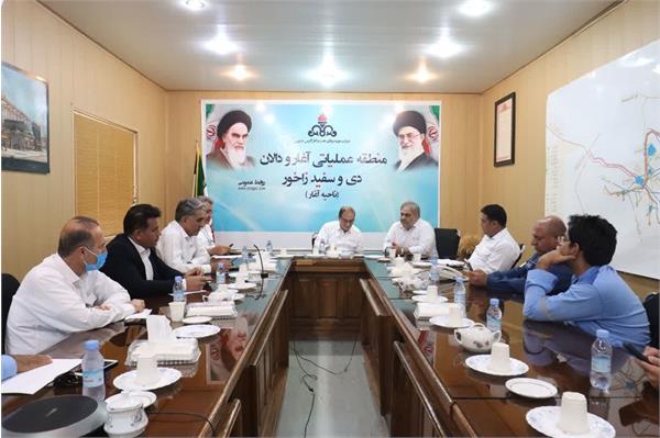 بازدید مدیر عامل شرکت بهره برداری نفت و‌گاز زاگرس جنوبی از ناحیه آغار و منطقه عملیاتی پارسیان 6