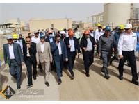 بازدید مدیرعامل شرکت نفت مناطق مرکزی ایران و هیات همراه از میدان نفتی خشت 35