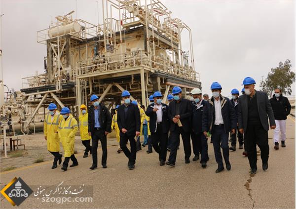 بازدید مدیر عامل شرکت نفت مناطق مرکزی ایران - منطقه نار و کنگان 6