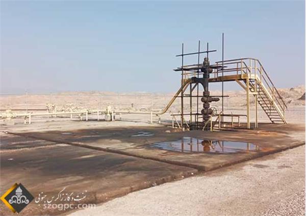 مدار تولید چاه شماره ۴۴ دهلران 2