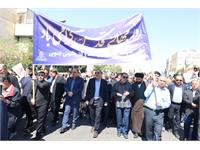 حضور گسترده کارکنان شرکت زاگرس جنوبی در راهپیمایی روز قدس 11