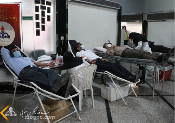 اهداء ١٣٠ هزار سی سی خون کارکنان شرکت بهره برداری نفت و گاز زاگرس جنوبی 11