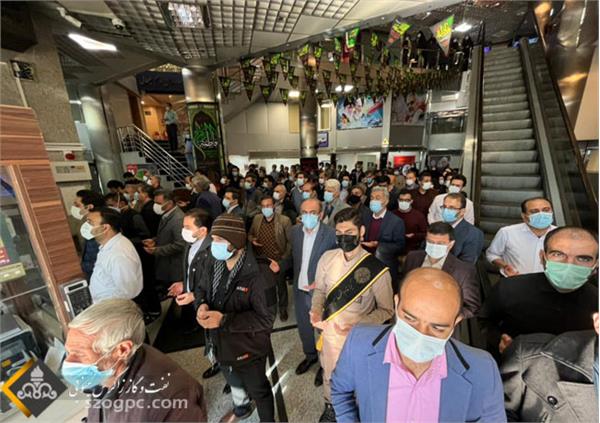 میزبانی شرکت بهره برداری نفت و گاز زاگرس جنوبی از شهید گمنام 9