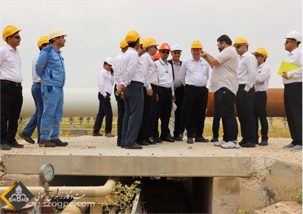 بازدید مدیر عامل شرکت نفت و گاز زاگرس جنوبی از منطقه عملیاتی پارسیان-ناحیه وراوی و ایثار 18