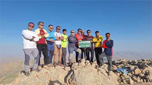 صعود تیم کوهنوردی زاگرس جنوبی به قله بل اقلید به ارتفاع ۴۰۵۰ متر 1