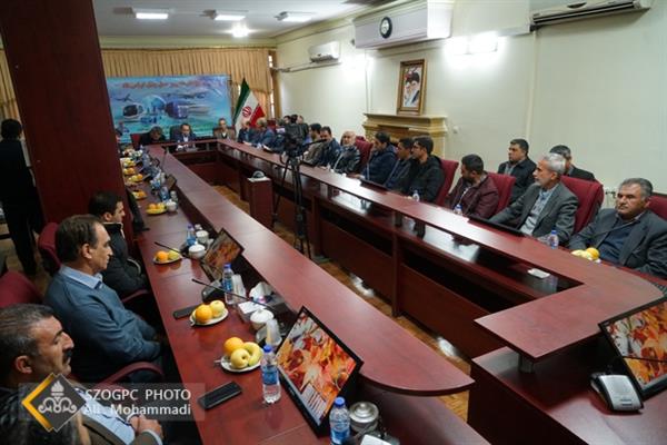 آیین بزرگداشت روز ملی حمل و نقل در شرکت بهره برداری نفت و گاز زاگرس جنوبی 10