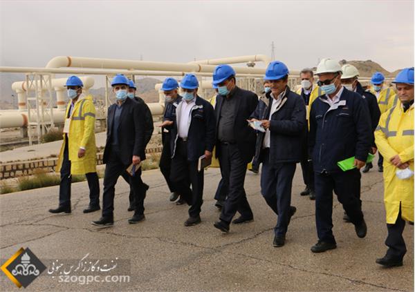 بازدید مدیر عامل شرکت نفت مناطق مرکزی ایران - منطقه نار و کنگان 7