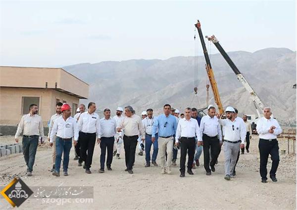 بازدید دوره ای مهندس مهدی حیدری از منطقه عملیاتی پارسیان 4