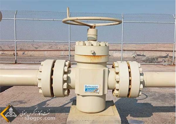 مدار تولید چاه شماره ۴۴ دهلران 4