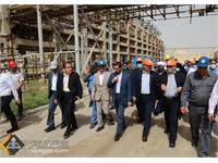 بازدید مدیرعامل شرکت نفت مناطق مرکزی ایران و هیات همراه از میدان نفتی خشت 36