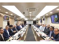 نشست مدیران ارشد صنایع نفت و گاز استان، مدیر کل مدیریت بحران استانداری فارس و مدیر HSE، پدافند غیرعامل و مدیریت بحران شرکت