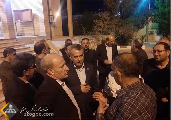 بازدید مدیرعامل شرکت نفت مناطق مرکزی ایران و هیات همراه از منطقه عملیاتی تنگ بیجار 6